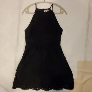 Monteau Black Lace Dress